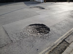 halifax pothole