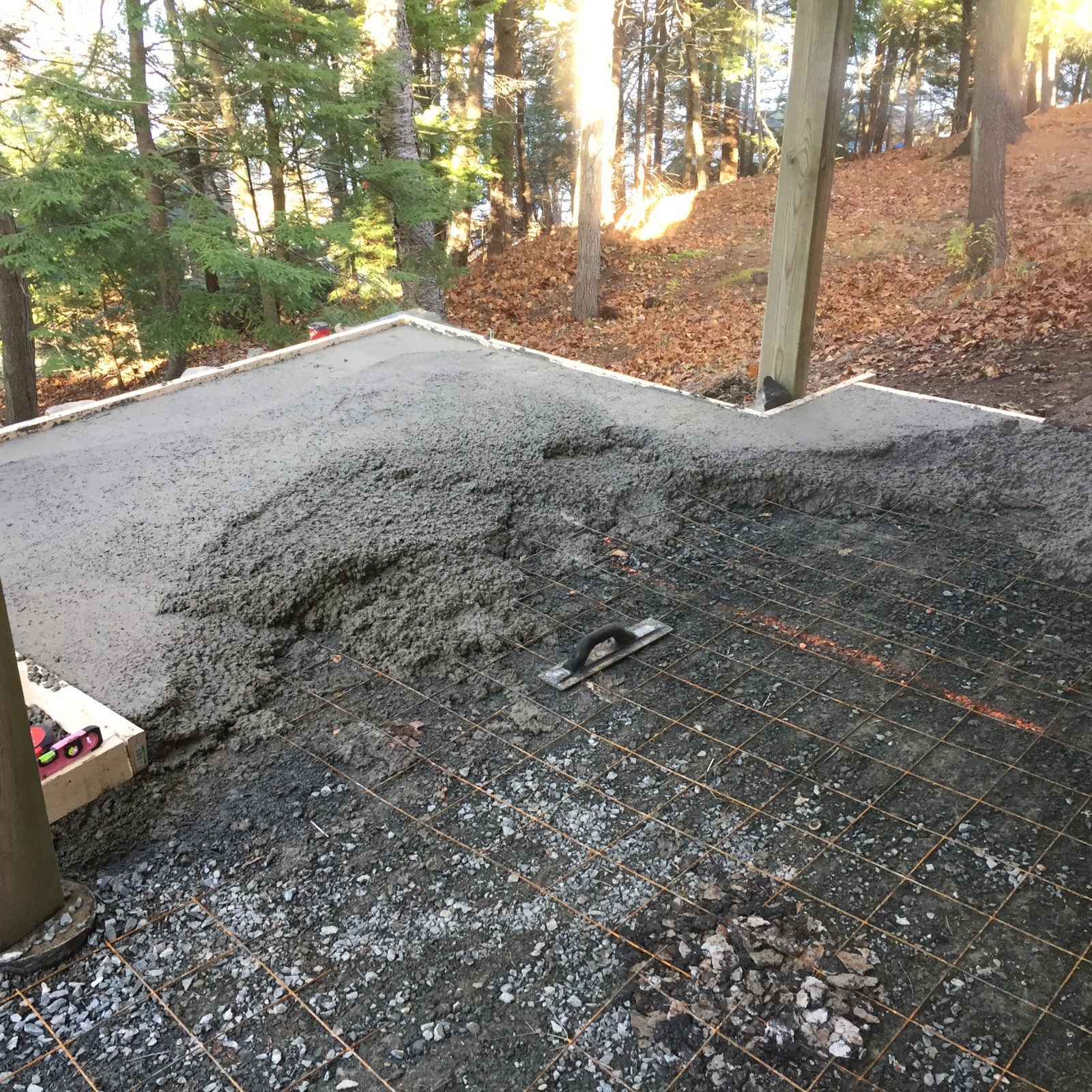 Concrete Patio Instalation