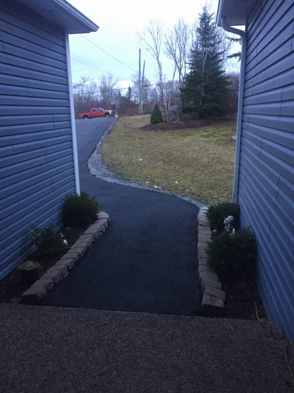 paved driveway